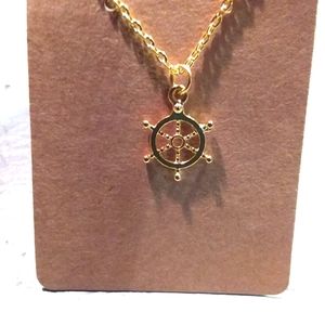 Gold Ship Wheel